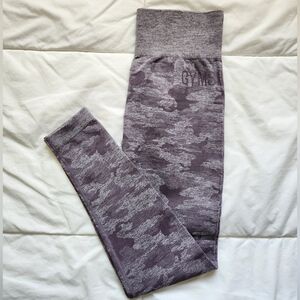 Gymshark Adapt Camo Leggings Purple - L